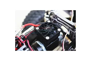 GPM Black Aluminium TRX-4 Motor Cooling Fan image 133050