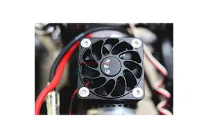 GPM Blue Aluminium 35mm Motor Heat Sink w/ Cooling Fan image 133053