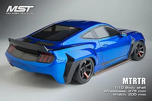 MST 1/10 MTRTR Unpainted Body Shell - Clear image 2