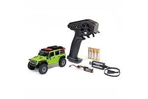 Axial SCX30 Jeep Wrangler RC Rock Crawler Electric 4WD 1/30 Scale RTR - Green image 133250