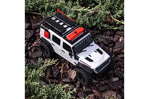 Axial SCX30 Jeep Wrangler RC Rock Crawler Electric 4WD 1/30 Scale RTR - White image 133280