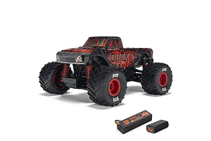 ARRMA Quake Grom RC Monster Truck Electric 4WD 1/16 Scale RTR - Red image 133282