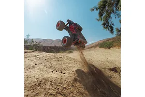 ARRMA Quake Grom RC Monster Truck Electric 4WD 1/16 Scale RTR - Red image 133283