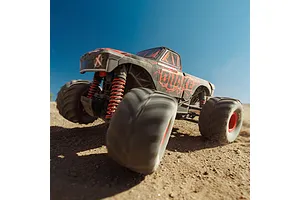 ARRMA Quake Grom RC Monster Truck Electric 4WD 1/16 Scale RTR - Red image 133296