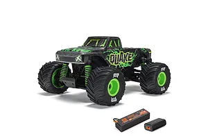 ARRMA Quake Grom RC Monster Truck Electric 4WD 1/16 Scale RTR - Green image 133298