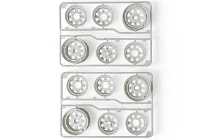 Tamiya 1/10 White Rims 12Pcs - White