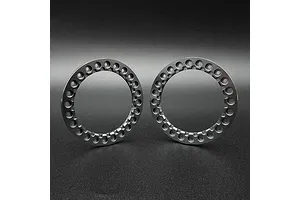 Reefs RC 1.9" Aluminium Tectonic Beadlock Rings 2Pcs - Grey