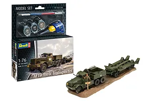 Revell 1/76 M19 Tractor Tank Transporter Scaled Plastic Model Set image 133438