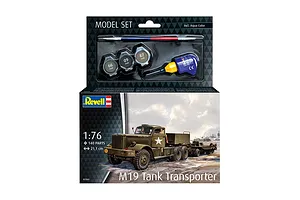 Revell 1/76 M19 Tractor Tank Transporter Scaled Plastic Model Set image 133440