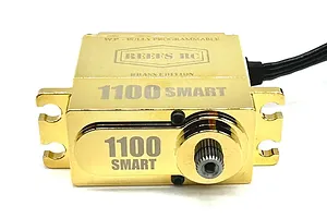 Reefs RC Brass 1100 Smart Standard 79kg 8.4V Brushless Metal Gear Servo/Winch - Brass image 133442