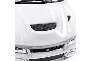 Yeah Racing 1/10 Mitsubishi Lancer Evo IV Painted Body Shell with Rims -  White image 5