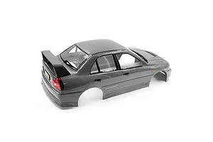 Yeah Racing 1/10 Mitsubishi Lancer Evo IV Painted Body Shell with Rims - Silver image 3