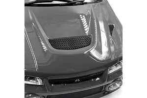 Yeah Racing 1/10 Mitsubishi Lancer Evo IV Painted Body Shell with Rims - Silver image 5
