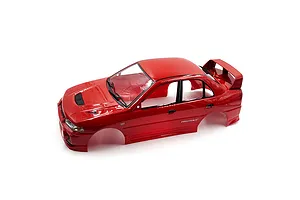 Yeah Racing 1/10 Mitsubishi Lancer Evo IV Painted Body Shell with Rims - Red