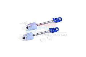 GPM Blue Aluminium &amp; Carbon Steel Shock Absorber Shaft 2Pcs