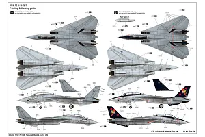 Trumpeter 1/32 F-14B Tomcat (Bomb-Cat) Bomber Jet Scaled Plastic Model Kit image 133850