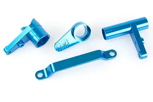 HSP Blue Aluminium Steering Parts Set