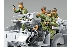 Tamiya 1/35 M3A1 Scout Car Scaled Plastic Model Kit image 134021