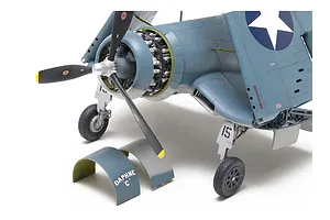 Tamiya 1/32 Vought F4U-1 Corsair Birdcage Fighter Scaled Plastic Model Kit image 134058