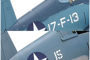 Tamiya 1/32 Vought F4U-1 Corsair Birdcage Fighter Scaled Plastic Model Kit image 134063