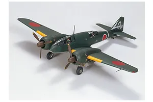 Tamiya 1/48 Mitsubishi KI-46 III Type 100 Reconnaissance Aircraft with 4x4 Kurogane Light Vehicle Scaled Plastic Model Kit image 134192