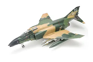 Tamiya 1/32 McDonnell Douglas F-4C/D Phantom II Jet Scaled Plastic Model Kit image 134229