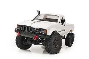 WPL C24-1 Upgraded RC Rock Crawler Electric 4WD 1/16 Scale RTR with Headlights - White image 134366
