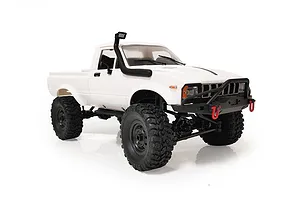 WPL C24-1 Upgraded RC Rock Crawler Electric 4WD 1/16 Scale RTR with Headlights - White image 134368