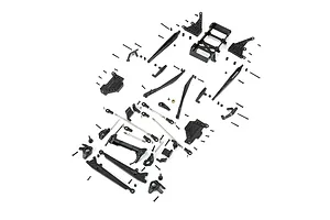 Pro-Line SCX10 III Twin I-Beam 2WD Pre-Runner Suspension Conversion Kit image 134461