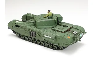 Tamiya 1/48 British Churchill (Mk.VII) Crocodile Tank Scaled Plastic Model Kit image 134586