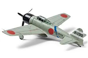 Tamiya 1/72 Mitsubishi A6M3 Hamp Model 32 Zero Fighter Scaled Plastic Model Kit image 134595