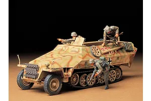 Tamiya 1/35 German Mti.SPW. Ausf.D Half-Track (Sd.Kfz.251/1) Scaled Plastic Model Kit image 134631