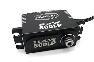 Reefs RC Aluminium RAW800 Low Profile 58kg 8.4V Brushless Metal Gear Servo - Black image 134673