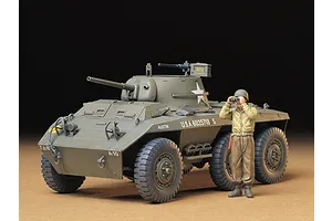 Tamiya 1/35 U.S. M8 Greyhound Light Armoured Car Scaled Plastic Model Kit image 134676