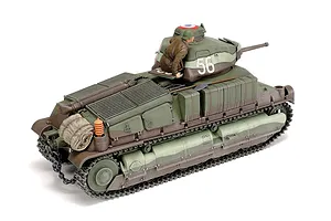 Tamiya 1/35 French Medium Somua S35 Tank Scaled Plastic Model Kit image 134734