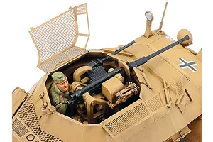 Tamiya 1/35 German Light Armoured 4x4 (Sd.Kfz.222) North African Campaign Scaled Plastic Model Kit image 134745