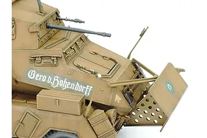 Tamiya 1/35 German Schwerer Panzerspahwagen 8-Rad Afrika Korps (Sd.Kfz. 232) Heavy Armoured Car Scaled Plastic Model Kit image 134765
