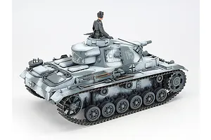 Tamiya 1/35 German Panzerkampfwagen III Ausf.N (Sd.Kfz.141/2) Tank Scaled Plastic Model Kit image 134771