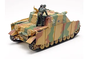 Tamiya 1/35 German Sturmpanzer IV Brummbar (Sd.Kfz.166) Spate Produktion Scaled Plastic Model Kit image 134802