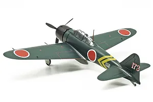Tamiya 1/72 Mitsubishi A6M3/3a Model 22 Zeke Zero Fighter Scaled Plastic Model Kit image 134820