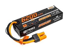 Spektrum 7.4V 6200mAh 2S 120C Pro Basher Battery image 134835