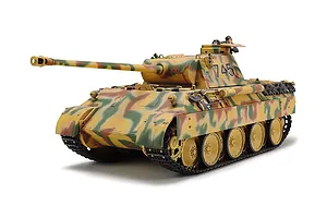 Tamiya 1/35 German Panther Ausf.D (Sd.Kfz.171) Tank Scaled Plastic Model Kit image 134916