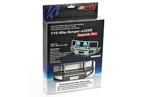 Killerbody Silver-Grey Aluminium 1/10 TRX-4 Bumper Upgrade Set w/ LEDS image 134934