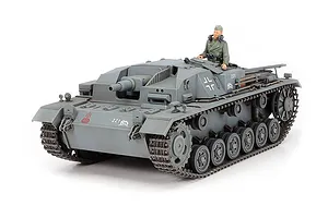 Tamiya 1/35 German Sturmgeschutz III Ausf.b (Sd.Kfz.142) Scaled Plastic Model Kit image 134959