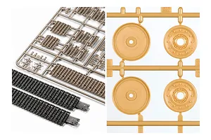 Tamiya 1/35 German Panzerjager Jagdtiger (Sk.Kfz.186) Fruhe Production Tank Scaled Plastic Model Kit image 134980