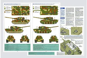 Tamiya 1/35 German Panzerjager Jagdtiger (Sk.Kfz.186) Fruhe Production Tank Scaled Plastic Model Kit image 134981
