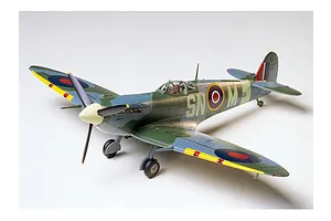 Tamiya 1/48 Supermarine Spitfire Mk.Vb Fighter Scaled Plastic Model Kit image 135000
