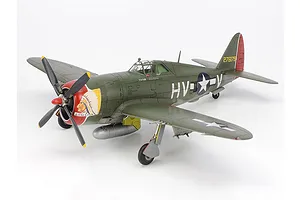 Tamiya 1/72 Republic P-47D Thunderbolt "Razorback" Scaled Plastic Model Kit image 135080