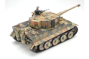 Tamiya 1/35 German Panzerkampfwagen Tiger I (Sd.Kfz.181) Tank Scaled Plastic Model Kit image 135175