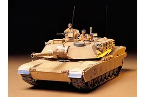 Tamiya 1/35 U.S. M1A1 Abrams Tank with 120mm Main Gun Scaled Plastic Model Kit image 135186